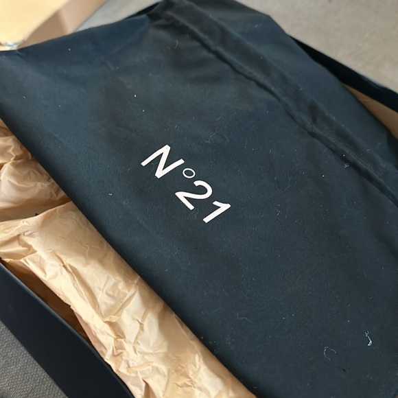 NEW N21 satin high heel sandal raso cipria shoes 40.5 - Picture 7 of 7